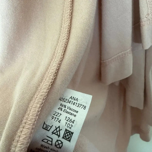 George Women's Cardigan Sweater Size 12 Pink Solid Viscose 3/4 Sleeves Open NEW - Picture 5 of 6